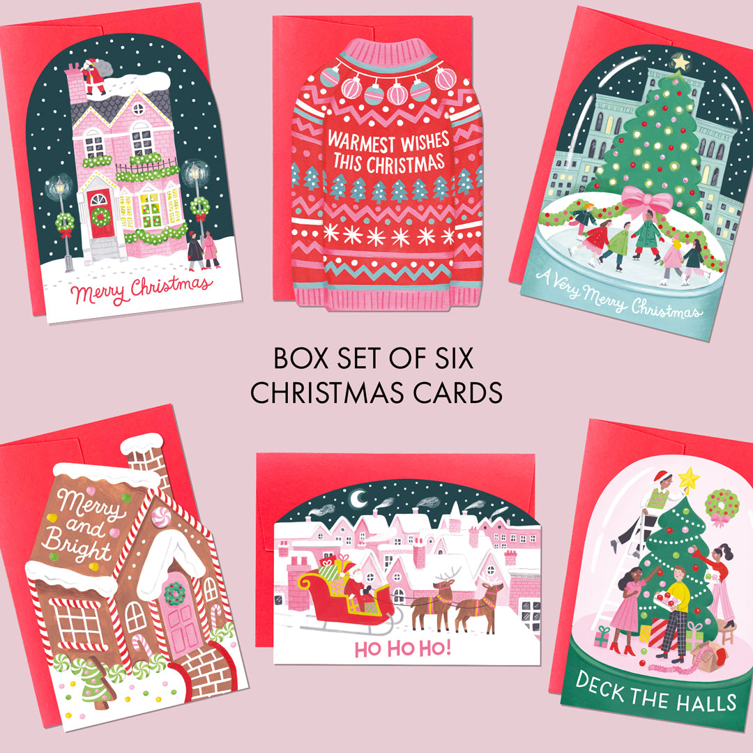 Christmas Card Bundle (pack of 6)