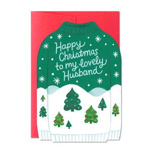 Christmas Jumper Husband | Christmas Card