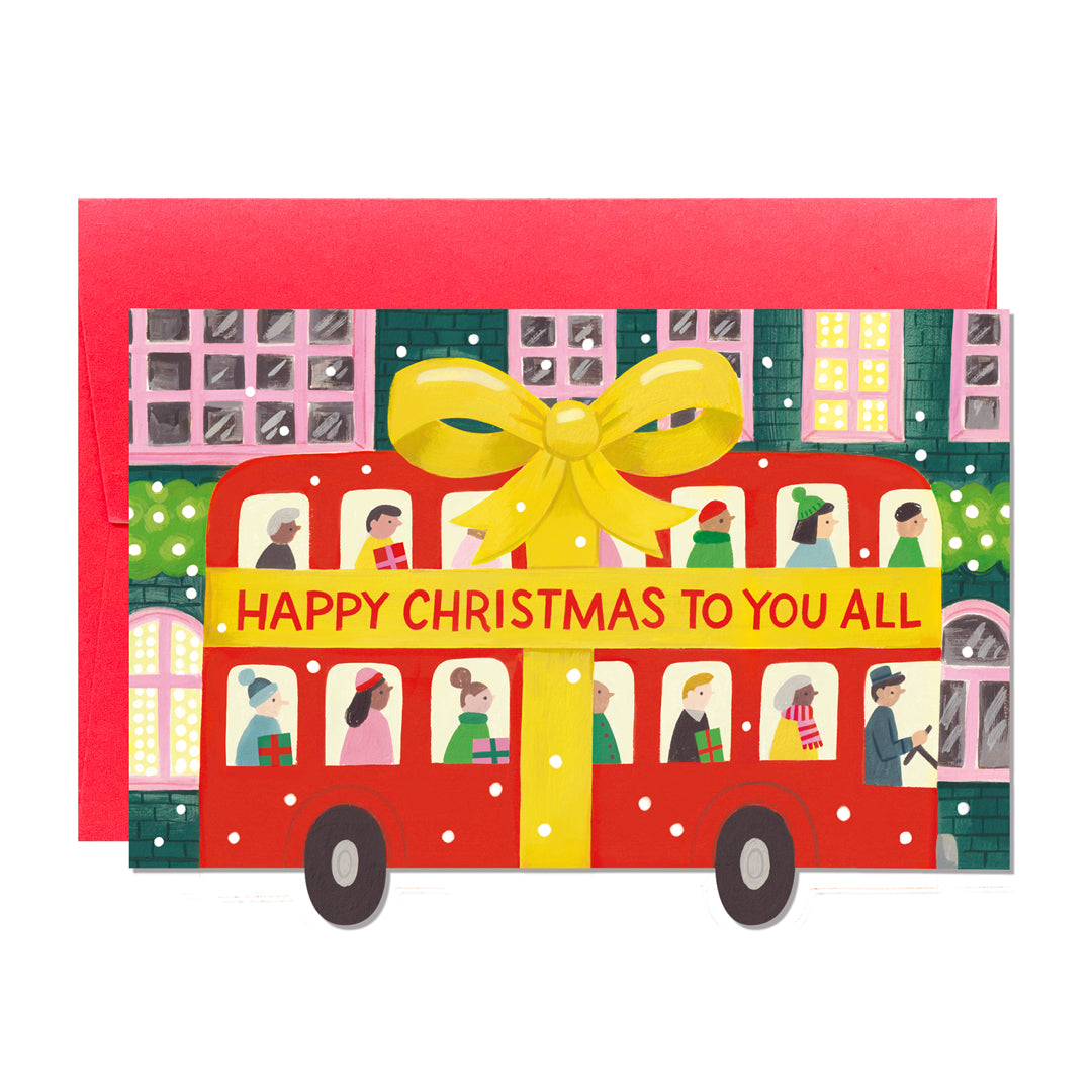 Happy Christmas Bus | Christmas Card