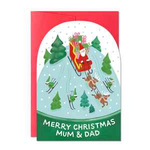 Merry Christmas Mum and Dad | Christmas Card